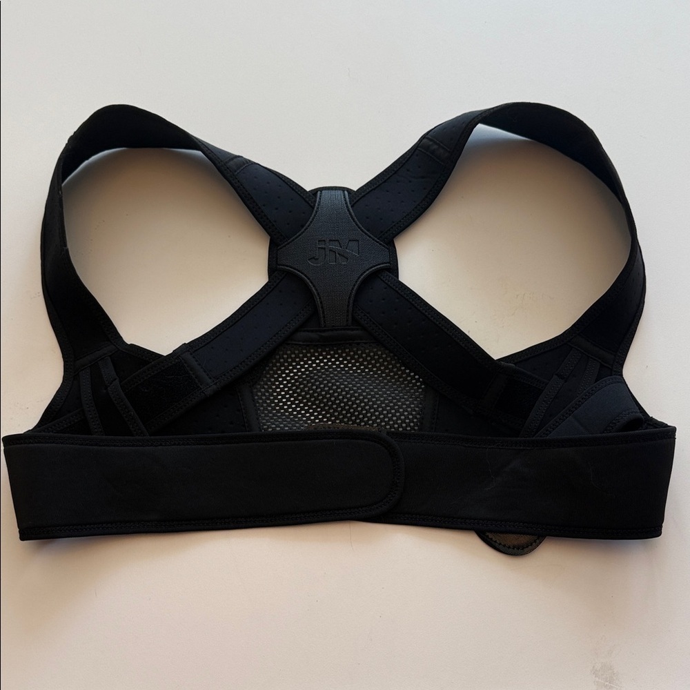 Adjustable Black Posture Corrector Back Brace Small